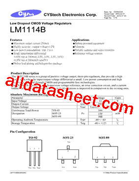 LM1114-3.3BM3-0-T2-G